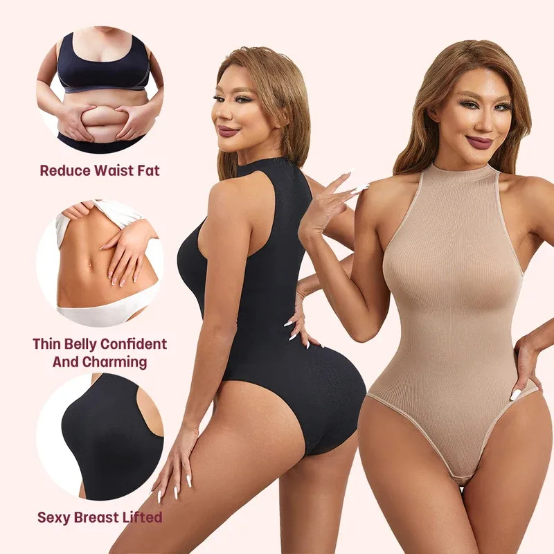 Shapewear Bodysuit Firm - Hoge elastische bodysuits, sexy mouwloze shapewear