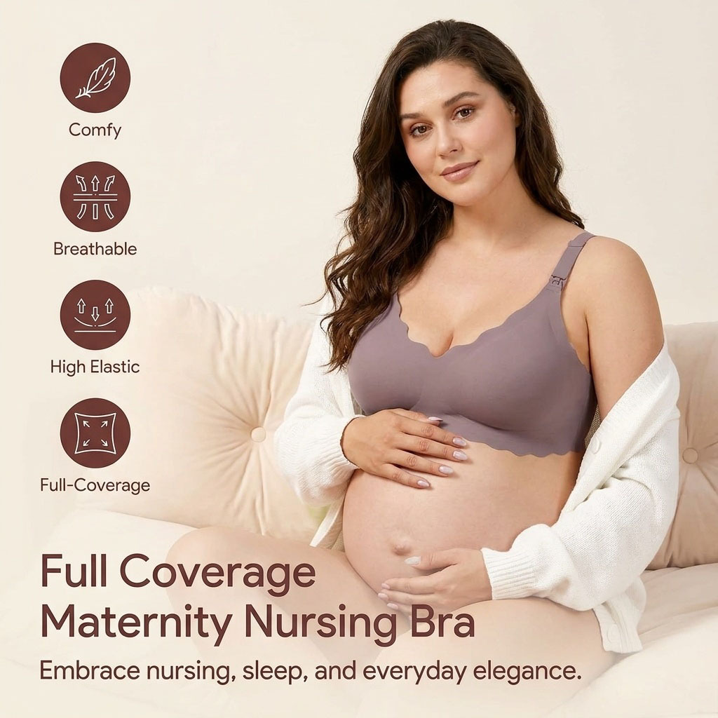Nursing Bra Sleep - 3XL Plus Size Zwangerschaps- en Borstvoedingsbeha