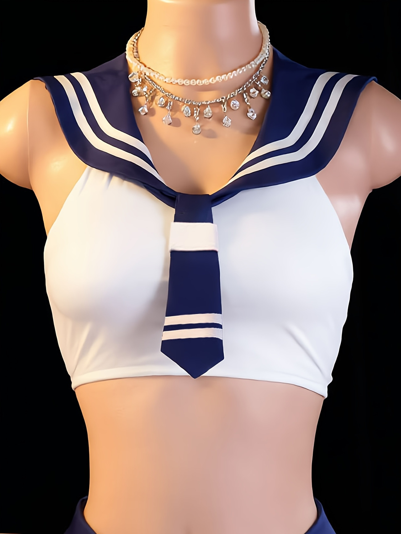 2-delig matrozenrolspelkostuum - Garter Belt Set recensie en prijs